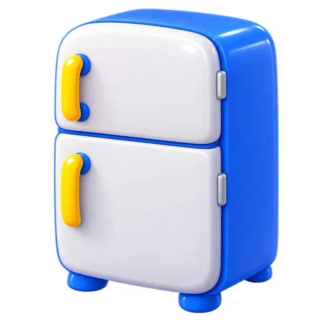 ภาพประกอบคำว่า fridge (ตู้เย็น)