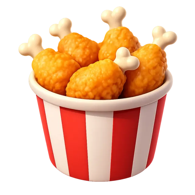 ภาพประกอบคำว่า fried chicken (ไก่ทอด)