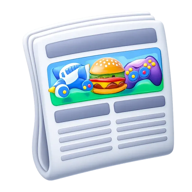 ภาพประกอบคำว่า front page (หน้าหนึ่งของหนังสือพิมพ์)