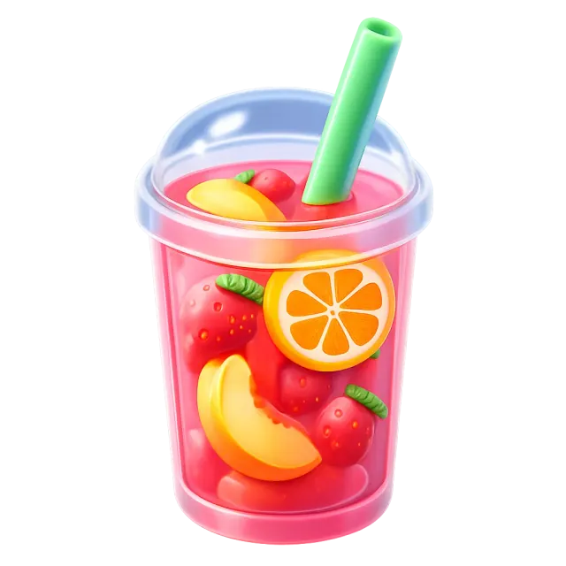 ภาพประกอบคำว่า fruit tea (ชาผลไม้)