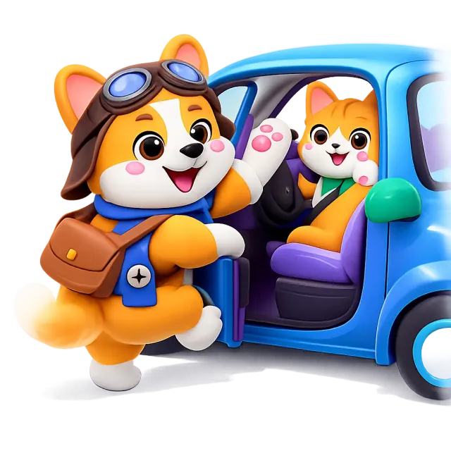 ภาพประกอบคำว่า get in (ขึ้นรถ (เก๋ง แท็กซี่) / มาถึง)