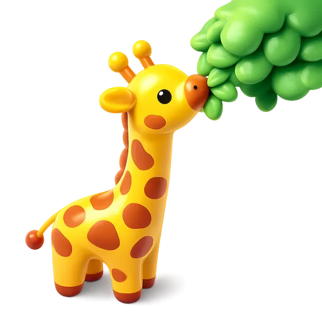 ภาพประกอบคำว่า giraffe (ยีราฟ)