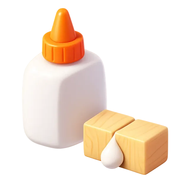 ภาพประกอบคำว่า glue (กาว)