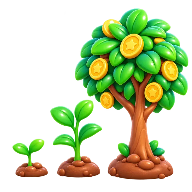 ภาพประกอบคำว่า growth (การเติบโต)