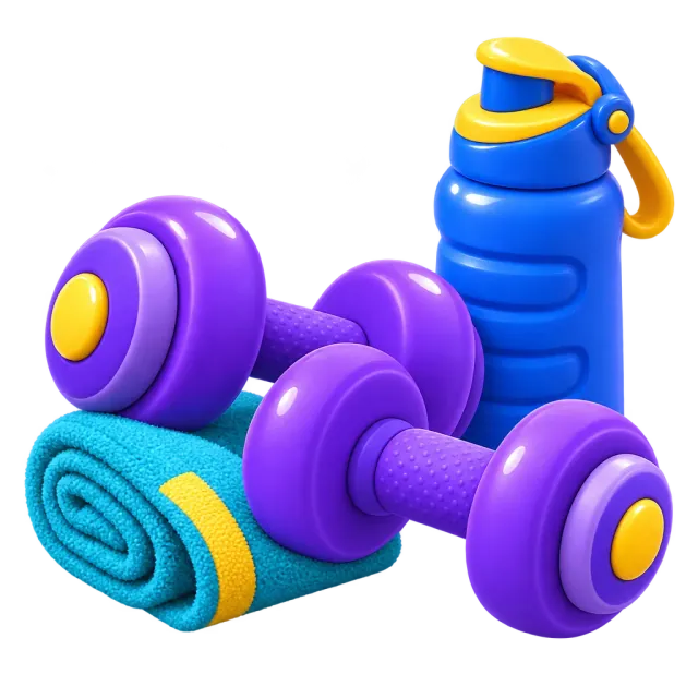 ภาพประกอบคำว่า gym (ฟิตเนส / ห้องออกกำลังกาย)