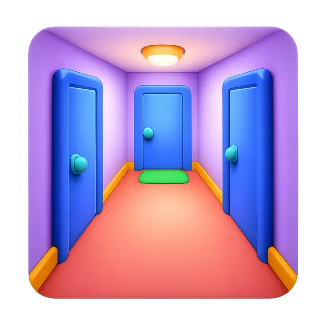 ภาพประกอบคำว่า hallway (ทางเดินในตึก)