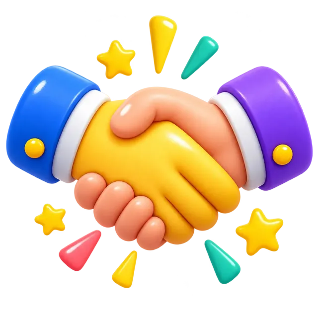 ภาพประกอบคำว่า handshake (การจับมือ)