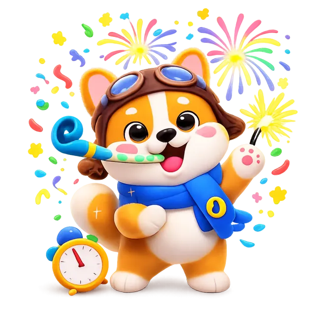 ภาพประกอบคำว่า Happy New Year (สวัสดีปีใหม่)