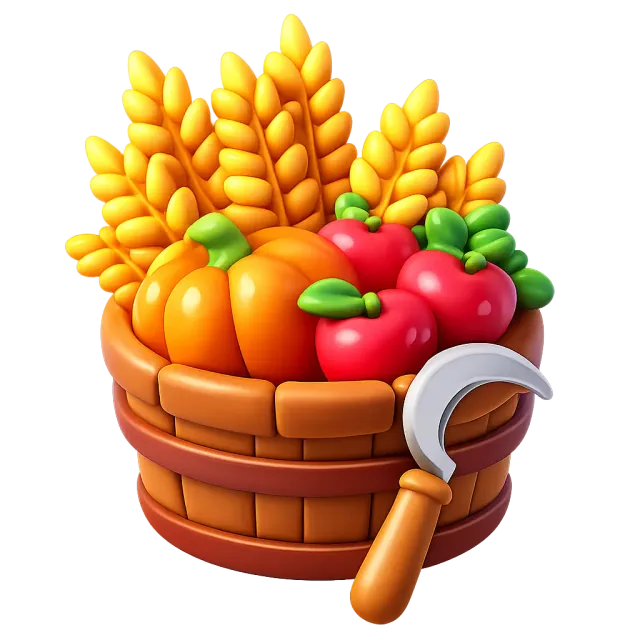 ภาพประกอบคำว่า harvest (การเก็บเกี่ยว)