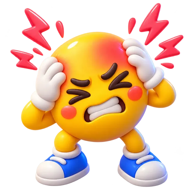 ภาพประกอบคำว่า headache (ปวดหัว)
