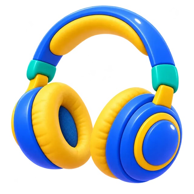 ภาพประกอบคำว่า headphones (หูฟัง)