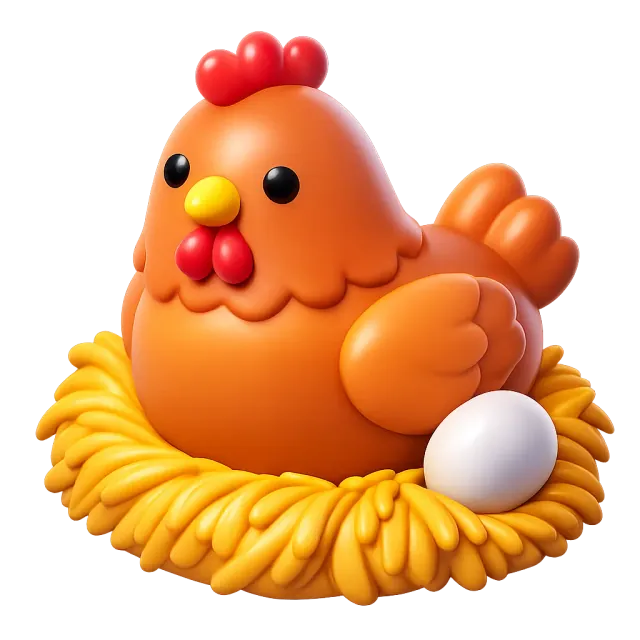 ภาพประกอบคำว่า hen (แม่ไก่)