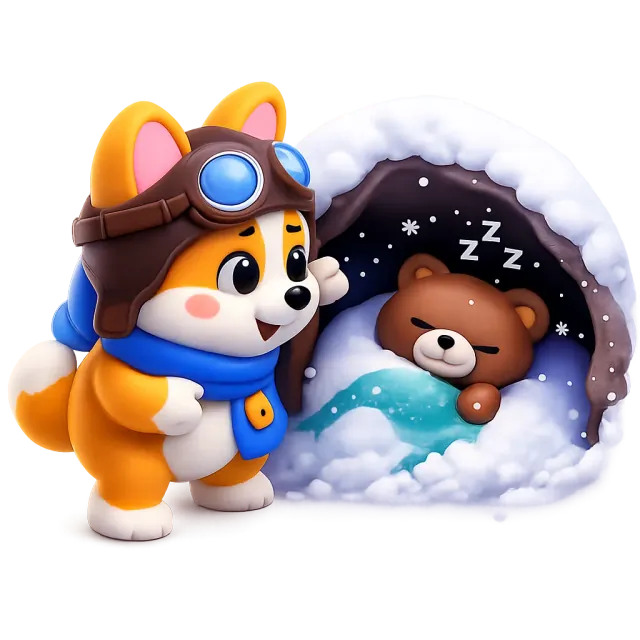 ภาพประกอบคำว่า hibernate (จำศีล)
