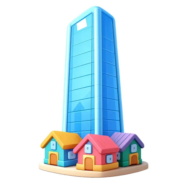 ภาพประกอบคำว่า high-rise (ตึกสูง / อาคารสูง)