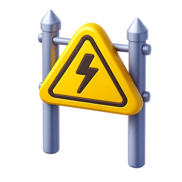 ภาพประกอบคำว่า high voltage (ไฟฟ้าแรงสูง)