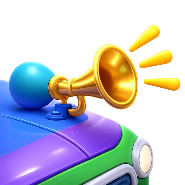 ภาพประกอบคำว่า horn (แตรรถ)