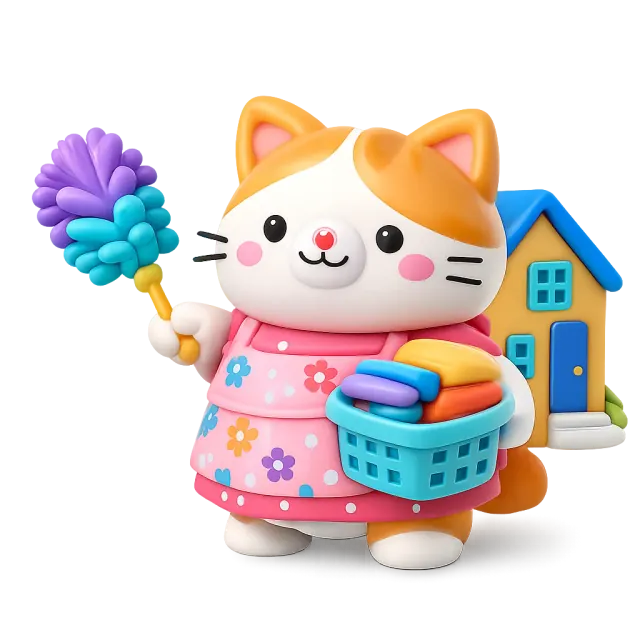 ภาพประกอบคำว่า housewife (แม่บ้าน (ภรรยาที่ดูแลบ้าน))