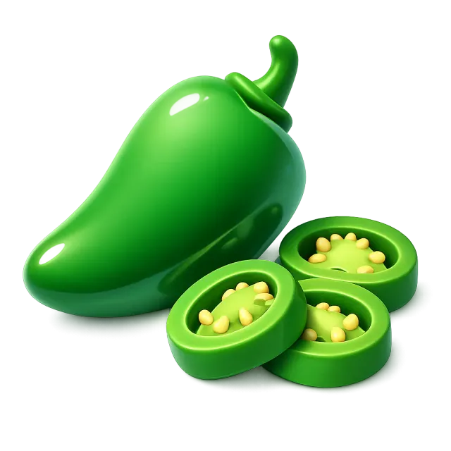 ภาพประกอบคำว่า jalapeno (พริกฮาลาเปนโย)