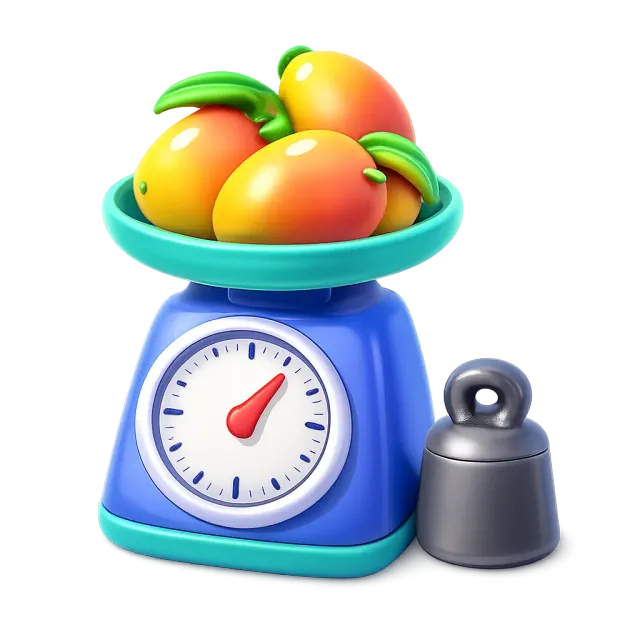 ภาพประกอบคำว่า kilogram (กิโลกรัม)