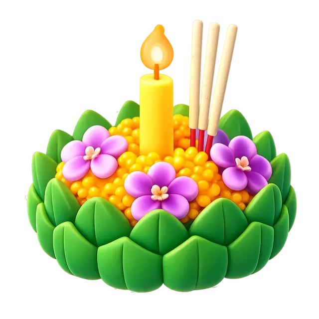 ภาพประกอบคำว่า krathong (กระทง)