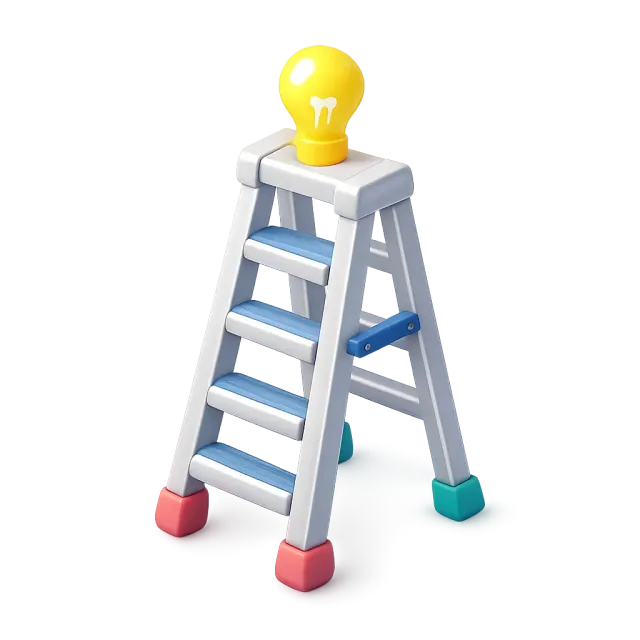 ภาพประกอบคำว่า ladder (บันไดพาด)