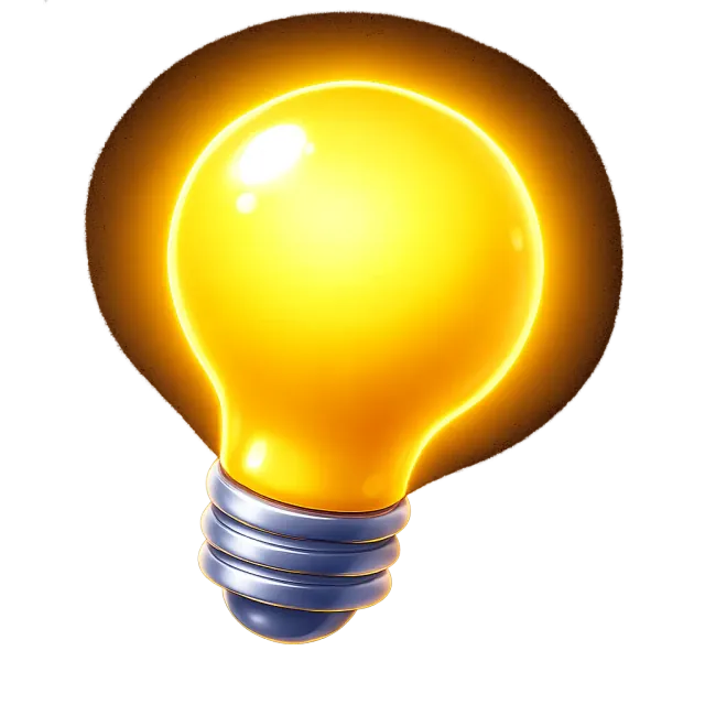 ภาพประกอบคำว่า light bulb (หลอดไฟ)