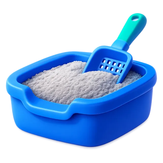 ภาพประกอบคำว่า litter box (กระบะทราย (แมว))