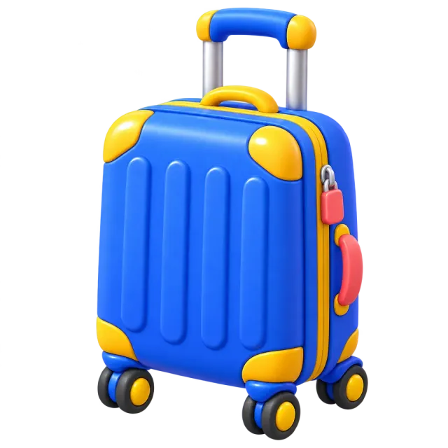 ภาพประกอบคำว่า luggage (กระเป๋าเดินทาง / สัมภาระ)
