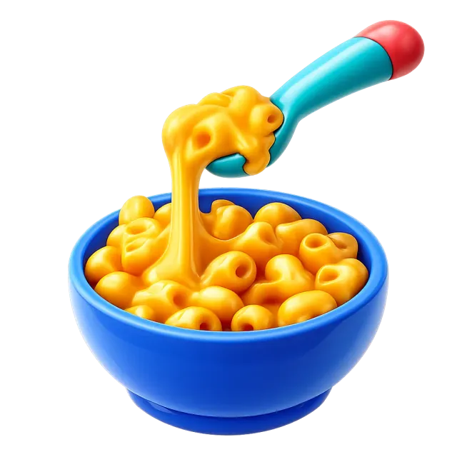 ภาพประกอบคำว่า mac and cheese (มักกะโรนีอบชีส)