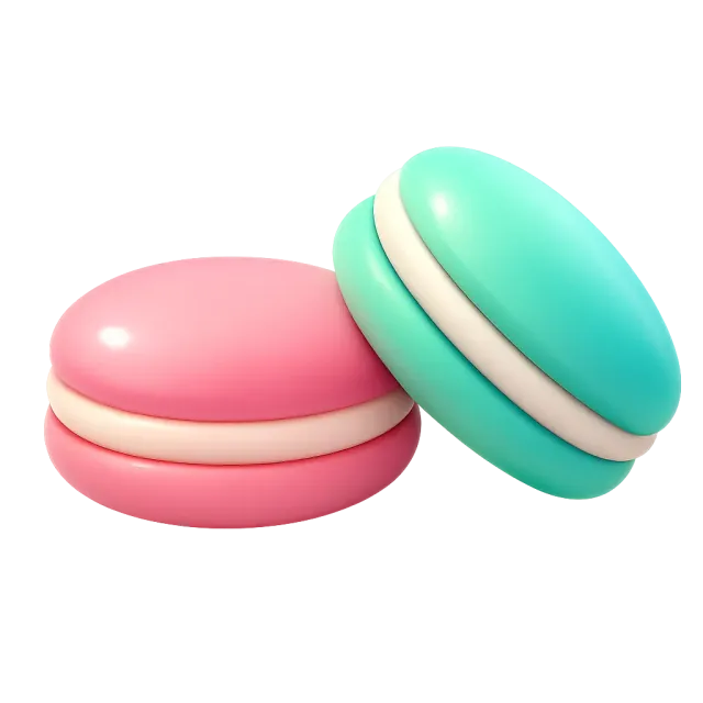 ภาพประกอบคำว่า macaron (มาการอง)