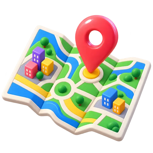 ภาพประกอบคำว่า map (แผนที่)