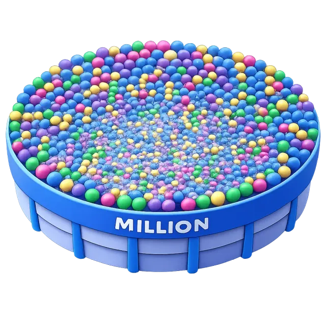 ภาพประกอบคำว่า million (ล้าน)