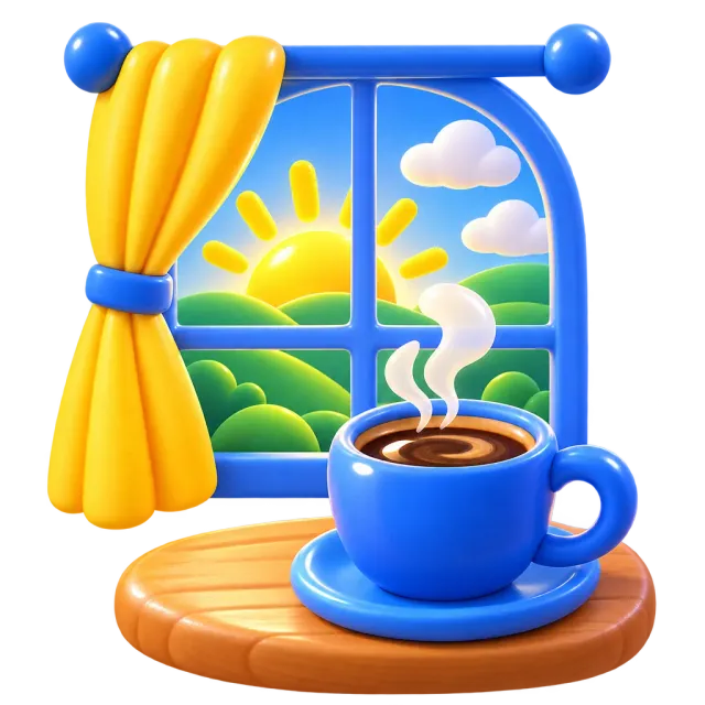 ภาพประกอบคำว่า morning (ตอนเช้า)