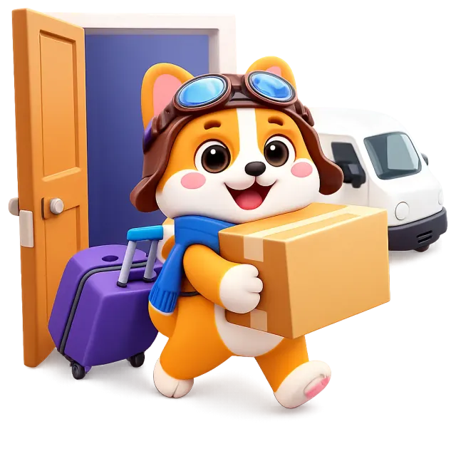 ภาพประกอบคำว่า move out (ย้ายออก)