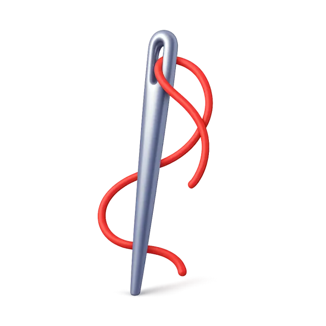 ภาพประกอบคำว่า needle (เข็มเย็บผ้า)