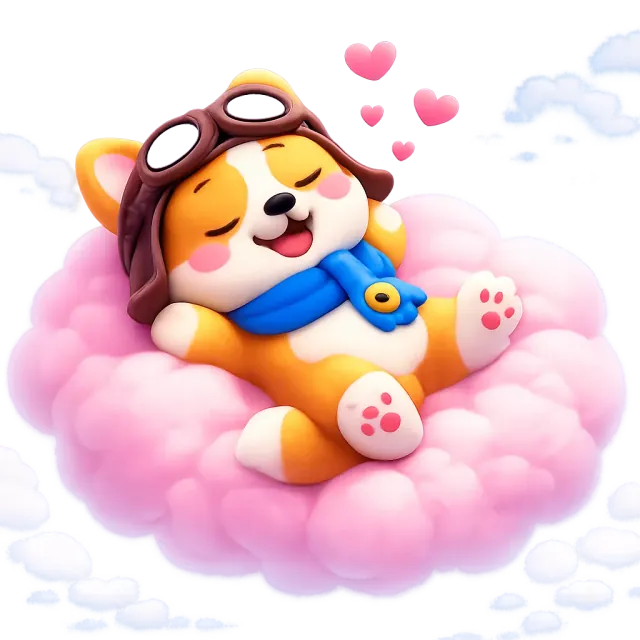 ภาพประกอบคำว่า on cloud nine (มีความสุขเหมือนลอยได้)
