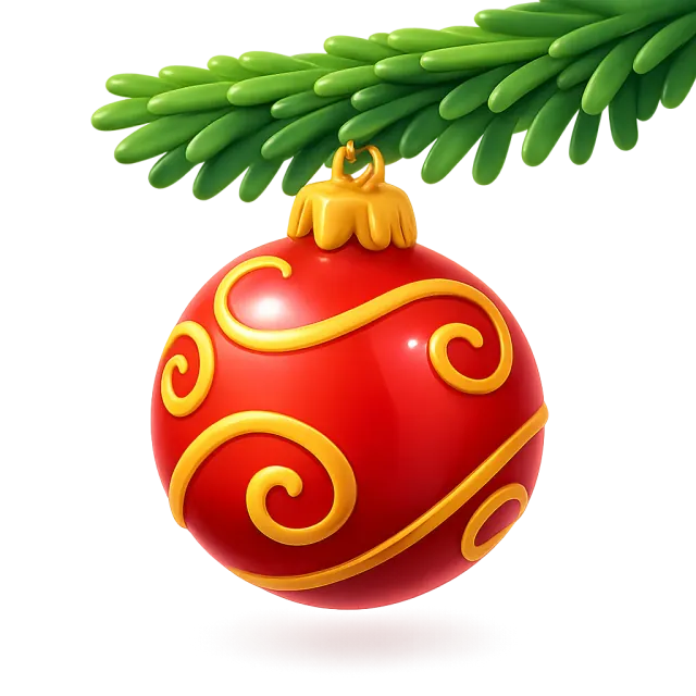 ภาพประกอบคำว่า ornament (ของประดับต้นคริสต์มาส)