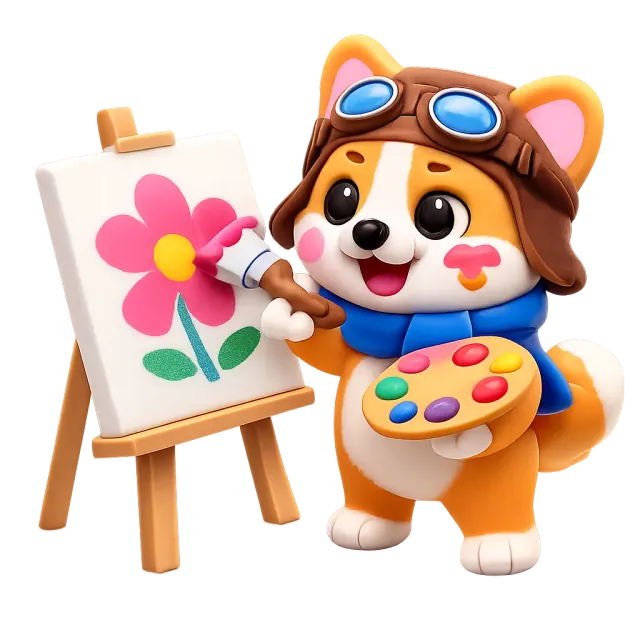 ภาพประกอบคำว่า paint (ระบายสี / ทาสี)