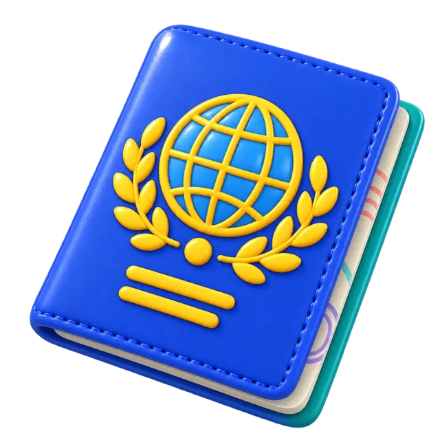 ภาพประกอบคำว่า passport (หนังสือเดินทาง / พาสปอร์ต)