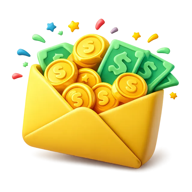 ภาพประกอบคำว่า payout (เงินที่จ่ายออกให้ผู้ถือหุ้น/ผู้ชนะ)