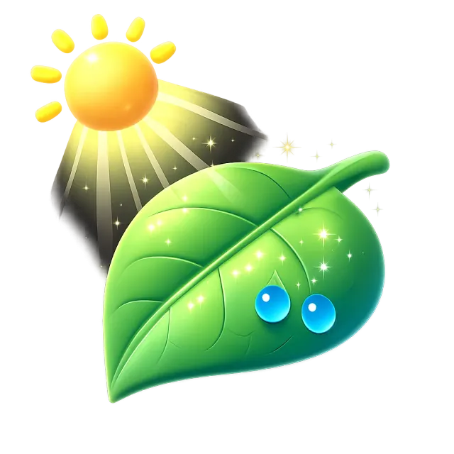 ภาพประกอบคำว่า photosynthesis (การสังเคราะห์ด้วยแสง)