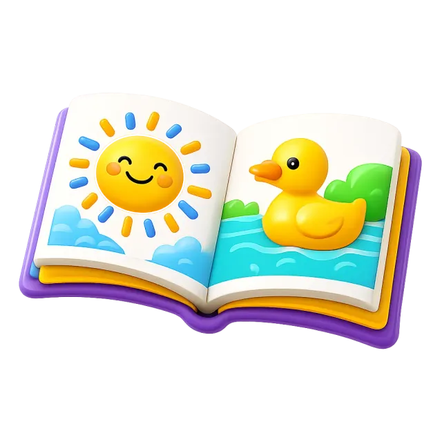 ภาพประกอบคำว่า picture book (หนังสือภาพสำหรับเด็ก)