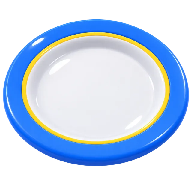 ภาพประกอบคำว่า plate (จาน)