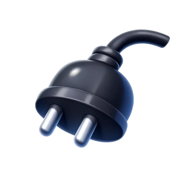 ภาพประกอบคำว่า plug (ปลั๊กไฟ (หัวเสียบ))
