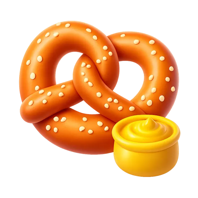 ภาพประกอบคำว่า pretzel (เพรทเซล (ขนมปังเกลียว))