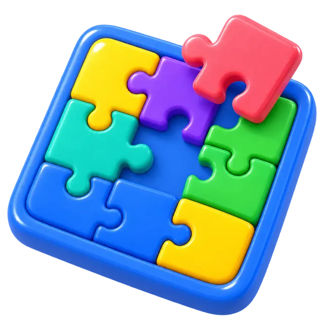 ภาพประกอบคำว่า puzzle (เกมปริศนา)