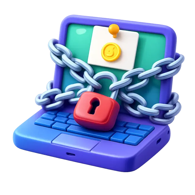 ภาพประกอบคำว่า ransomware (มัลแวร์เรียกค่าไถ่)