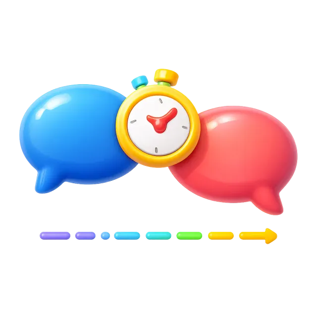 ภาพประกอบคำว่า response time (เวลาที่ใช้ตอบกลับ)