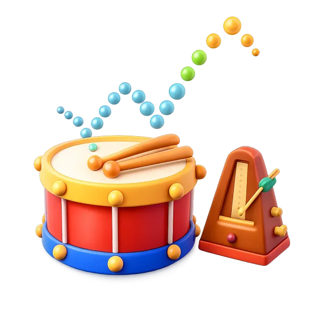 ภาพประกอบคำว่า rhythm (จังหวะ)