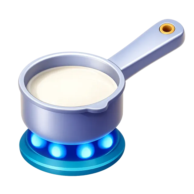 ภาพประกอบคำว่า saucepan (หม้อมีด้ามจับ)